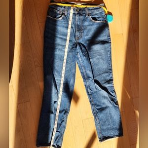 Abercrombie 90s straight ultra high rise 28/6
